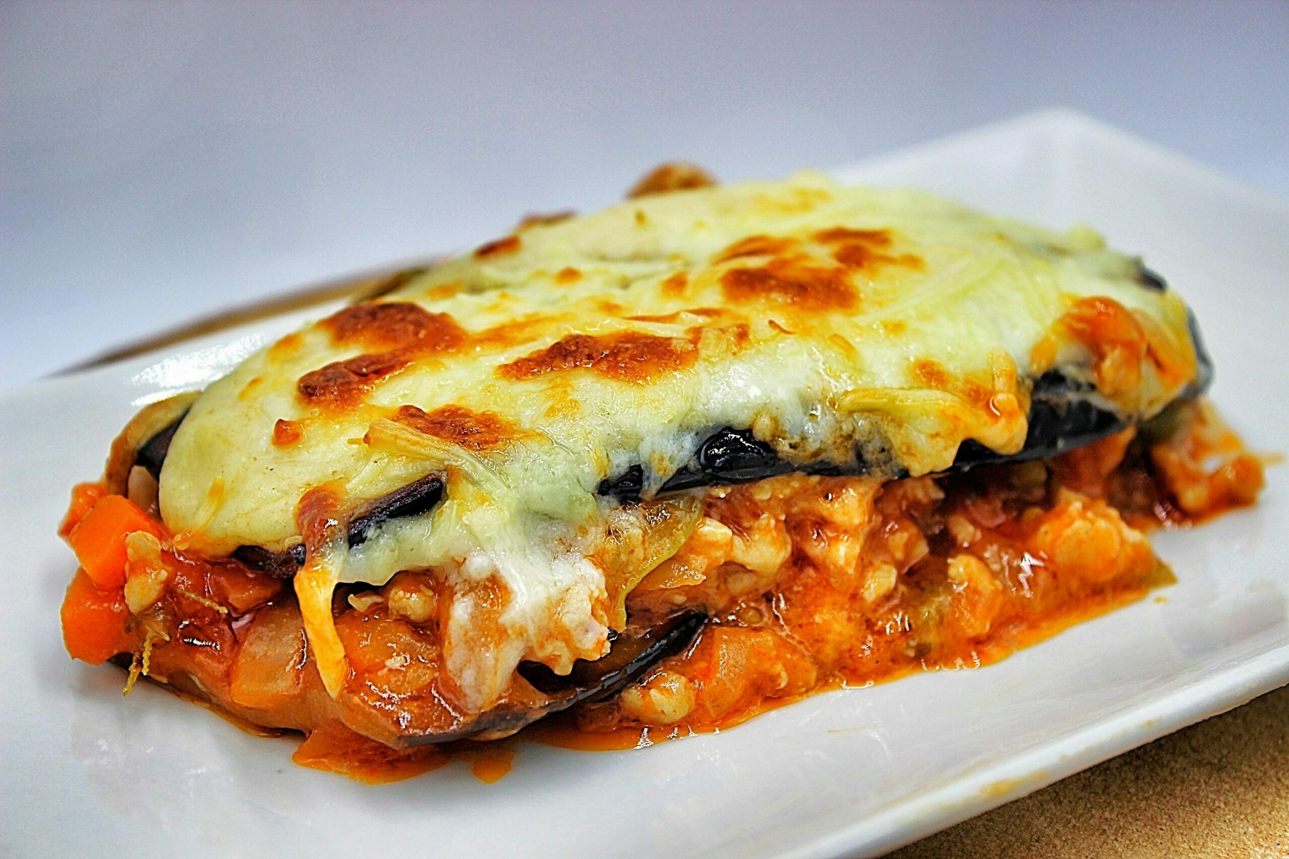 Lasaña de Berenjenas marinada