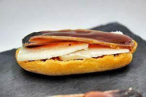 Mojama, queso y miel